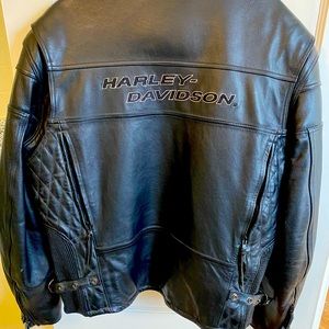 Harley Davidson Genuine Leather Riding Jacket